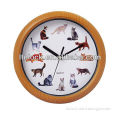 2013 Newest animal sound wall clock